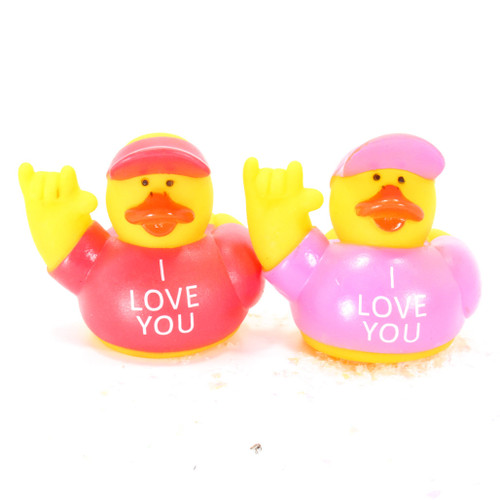 I _ Love_ You Gift Bundle Small Rubber Ducks | Ducks in the Window
