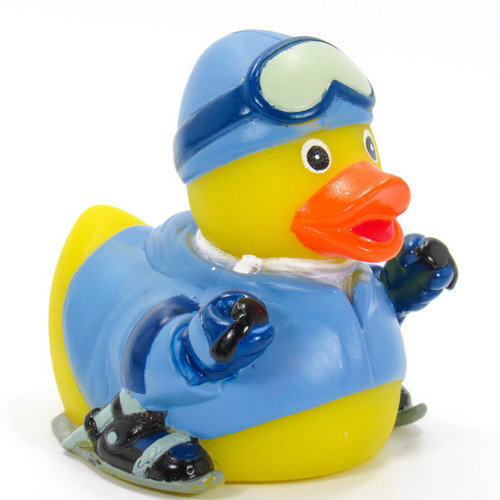 Skier Boy Rubber Duck