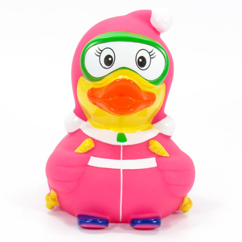 Skier Girl Rubber Duck by Schnabels | Ducks in the Window®