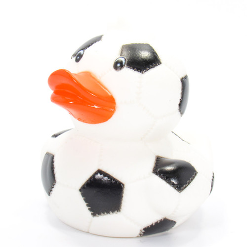 Soccer Ball Rubber Duck by Ad Line | Ducks in the Window®