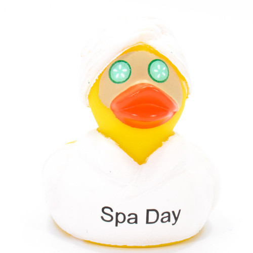 Spa Day Rubber Duck by Ducks in the Window®