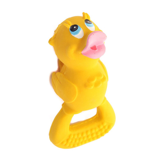 Baby Teether Duck Yellow by Lanco 100% Natural Toy & Organic | Ducks in the Window®
