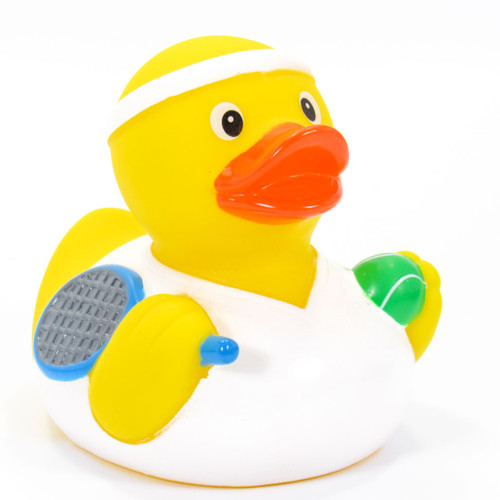 Tennis Player Rubber Duck by Schnabels | Ducks in the Window®