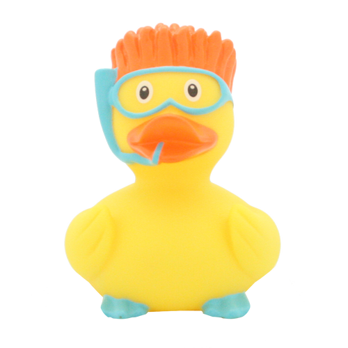 Snorkeler Diving Rubber Duck by LILALU bath toy | Ducks in the Window