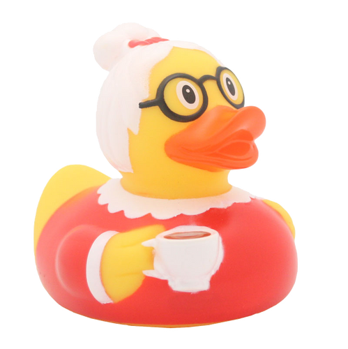 Grandma Rubber Duck by LILALU bath toy | Ducks in the Window
