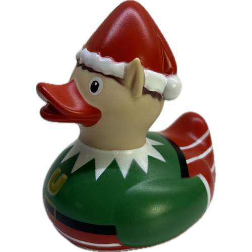 Elf Rubber Duck Bath Toy by Bud Ducks | Ducks in the Window®