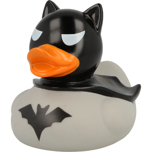 Batman Dark Grey Rubber Duck by LILALU bath toy | Ducks in the Window