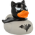Batman Dark Grey Rubber Duck by LILALU bath toy | Ducks in the Window