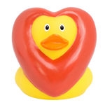 Heart Live St. Patricks Day Vagina Rubber Duck by LILALU bath toy | Ducks in the Window