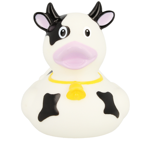 Dairy Cow Rubber Duck by LILALU bath toy | Ducks in the Window