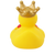 Heart Message  Rubber Duck by LILALU bath toy | Ducks in the Window