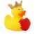 Heart Message  Rubber Duck by LILALU bath toy | Ducks in the Window