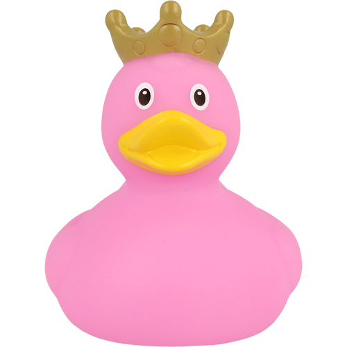 Pink Crown Rubber Duck by LILALU bath toy | Ducks in the Window