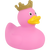 Pink Crown Rubber Duck by LILALU bath toy | Ducks in the Window