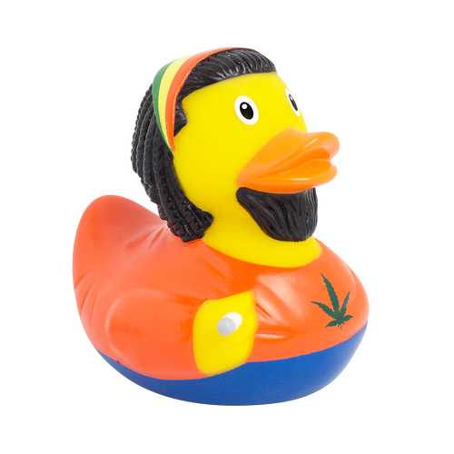 Rasta Rastafari Jamaican Dub Rubber Duck by LILALU bath toy | Ducks in the Window