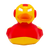 Iron Man Red Marvel DC Rubber Duck by LILALU bath toy | Ducks in the Window