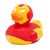 Iron Man Red Marvel DC Rubber Duck by LILALU bath toy | Ducks in the Window
