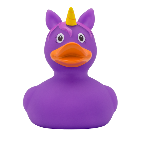 Unicorn Duck, Purple Rubber Duck by LILALU bath toy | Ducks in the Window