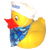 Jumbo Large floating rubber duck with custom embroidered sailors cap | Ducks in the Window